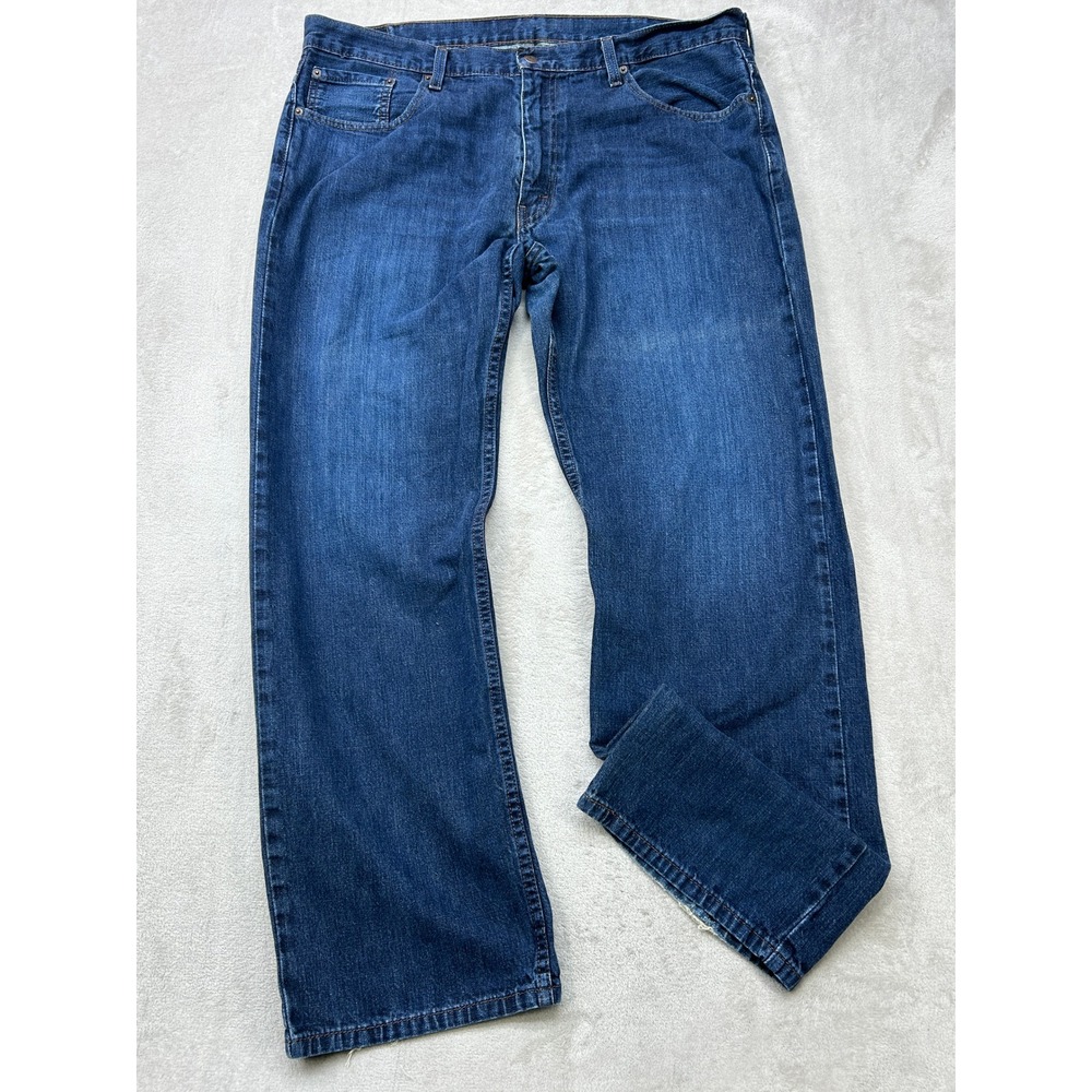 Levi's 569 Loose Straight Jeans Mens 38x32 Blue Relaxed Fit Denim Pants